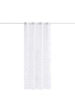 Gordijn Stars en Dots Lichtgrijs - 140 x 254 cm