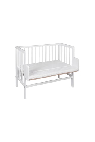 Mini-aanschuifwieg van Hout en Set Explorer Rabbit - Wit