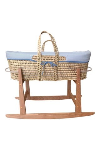 Wieg en Wieghouder Palme - Blauw - Vanaf de Geboorte - Tot 12 kg