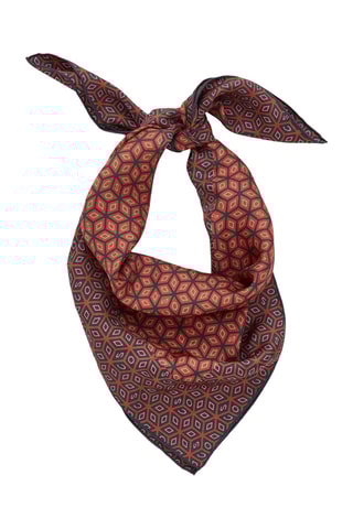 Carré en soie de mûrier - Rouge