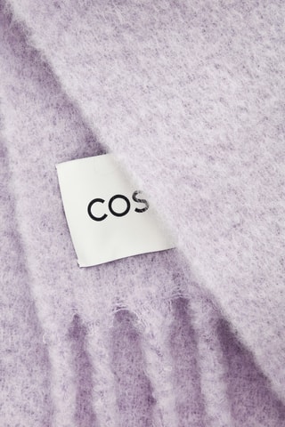 Echarpe en laine et mohair - Lavande