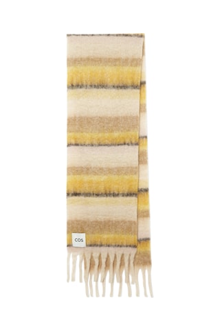 Echarpe en mohair et laine - Beige