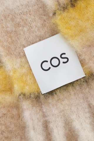 Echarpe en mohair et laine - Beige