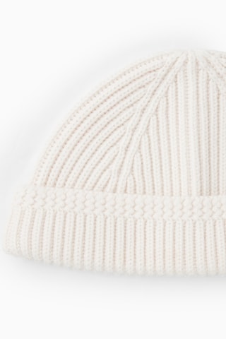 Bonnet en laine - Blanc