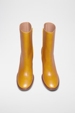 Bottines en cuir - Beige