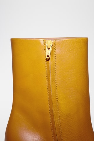 Bottines en cuir - Beige