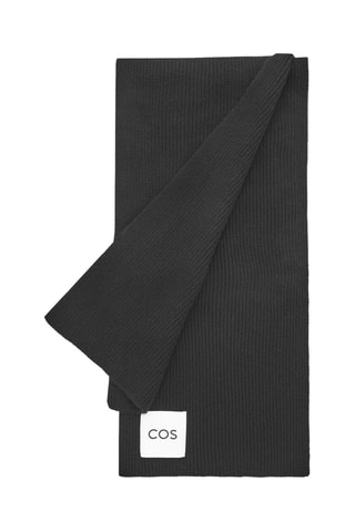 Echarpe en laine et cachemire - Noir