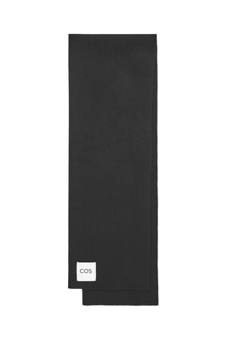 Echarpe en laine et cachemire - Noir