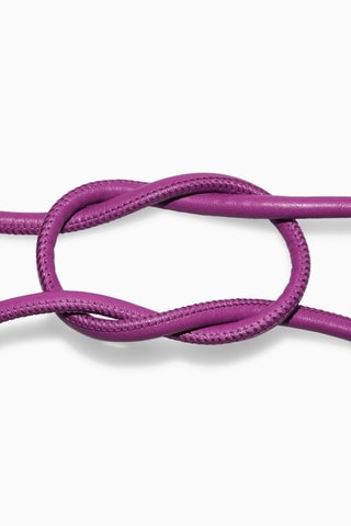 Ceinture en cuir - Violet