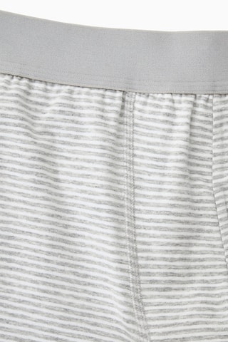 3 boxers - Gris clair et blanc