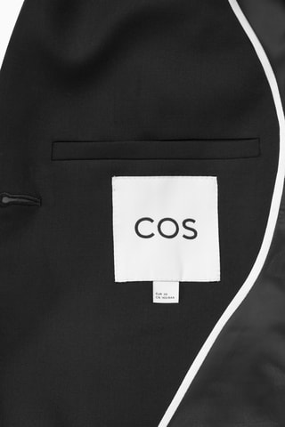 Veste de costume en laine - Noir