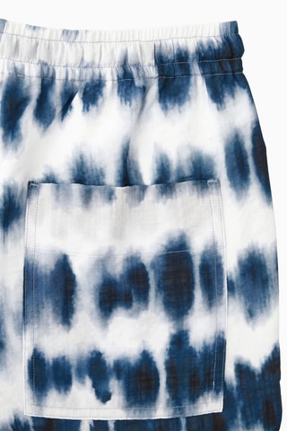 Short tie and dye - Blanc