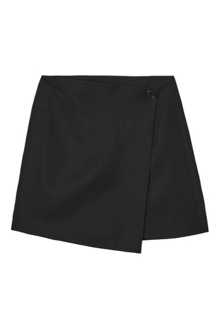 Jupe portefeuille - Noir