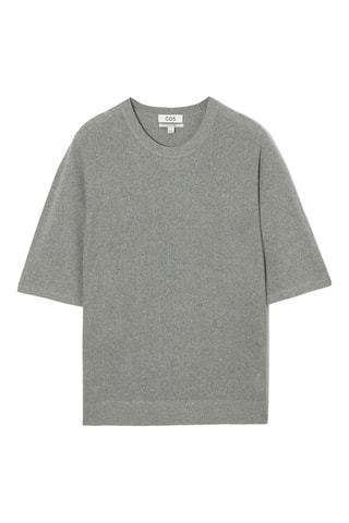 T-shirt en soie - Gris
