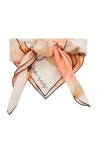 Carré en soie - Orange