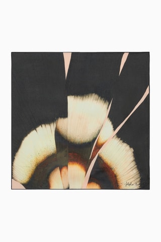 Carré en soie - Noir