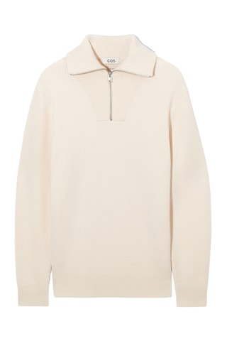 Pull en laine - Blanc cassé