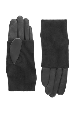 Gants en cuir de chèvre - Noir