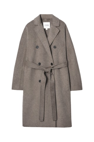 Manteau en laine et alpaga - Beige