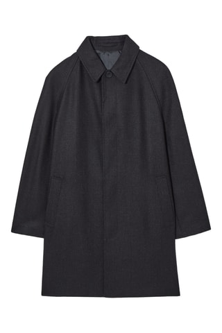 Caban en laine - Bleu marine