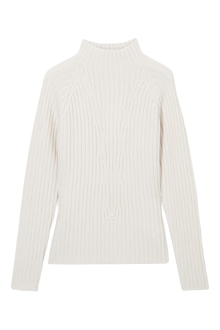 Pull en cachemire - Blanc cassé