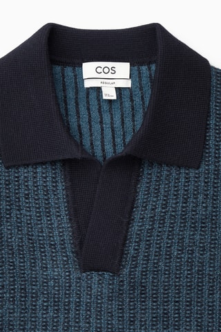 Pull en laine - Bleu