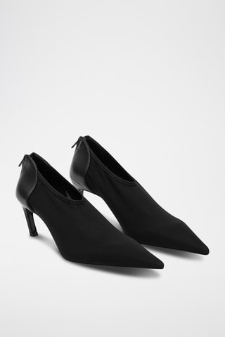 Low boots en cuir - Noir