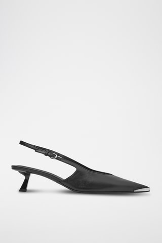 Escarpins en cuir - Noir