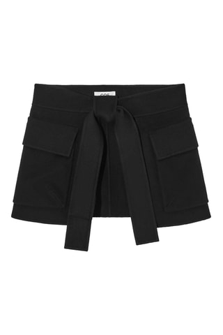 Minijupe en laine - Noir