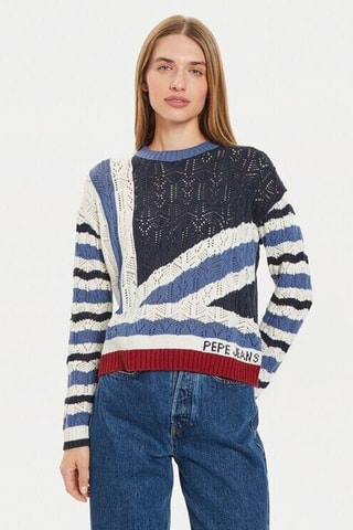 Trui Harlow - Petrolblauw