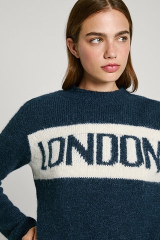 Trui Hilda - Marineblauw