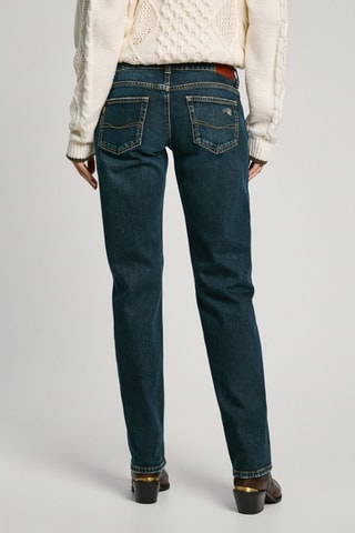 Jeans Slim Fit - Petrolblauw