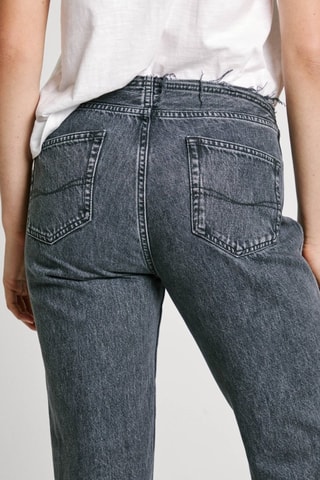 Jeans Straight Charcoal - Zwart