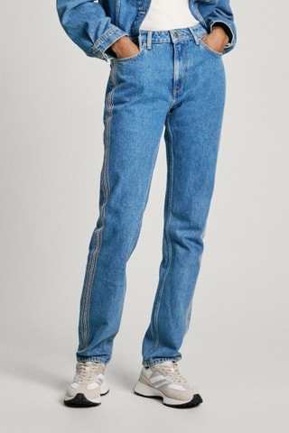 Jeans Straight Craft - Blauw