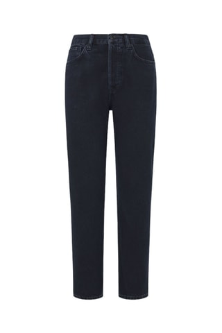 Jeans Hoge Taille Straight Cut - Blauw