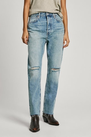 Jeans Straight - Blauw