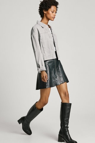 Spijkerjasje Katie - Grijs