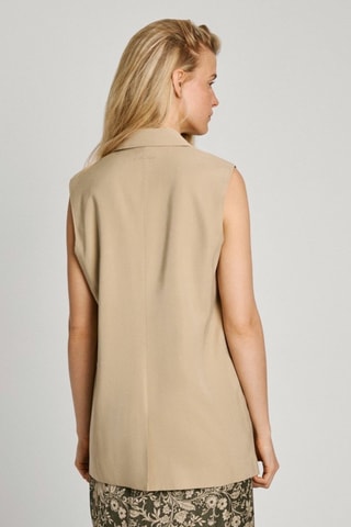 Mouwloos Jasje Adele - Beige