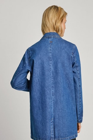 Lang Spijkerjasje Mabel - Marineblauw