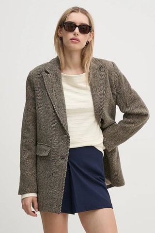 Wollen Jasje Camm - Beige