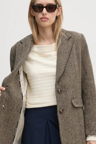 Wollen Jasje Camm - Beige