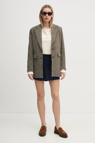 Wollen Jasje Camm - Beige