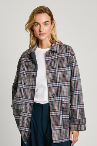 Wollen Jasje Belinda - Zwart en Lichtgrijs