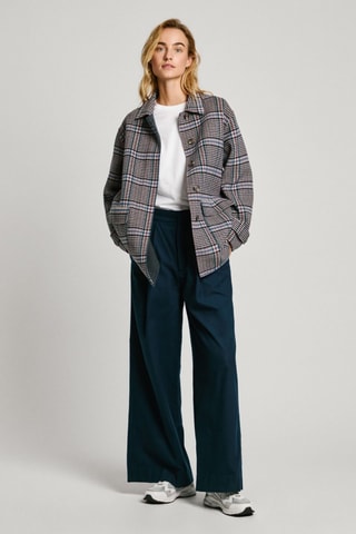 Wollen Jasje Belinda - Zwart en Lichtgrijs