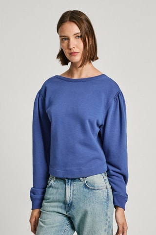 Top Eleanor - Pauwblauw