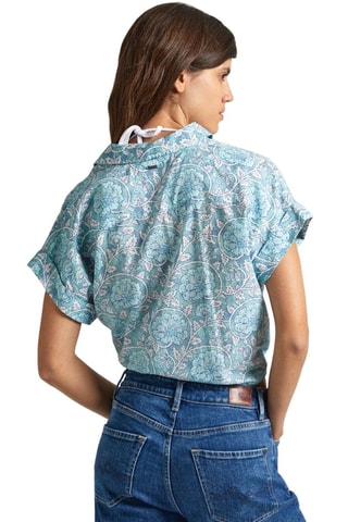 Korte Blouse Mer - Hemelsblauw