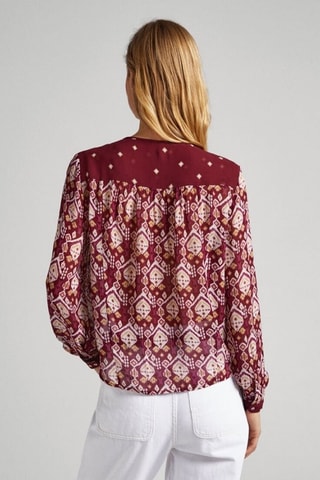 Blouse Gazzi - Bordeauxrood