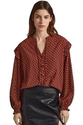 Blouse Kitty - Bruin