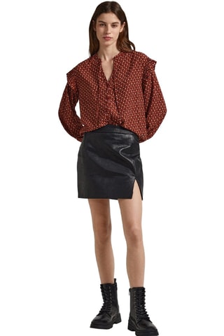 Blouse Kitty - Bruin