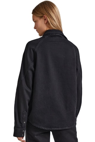 Spijkerblouse Estelle - Zwart